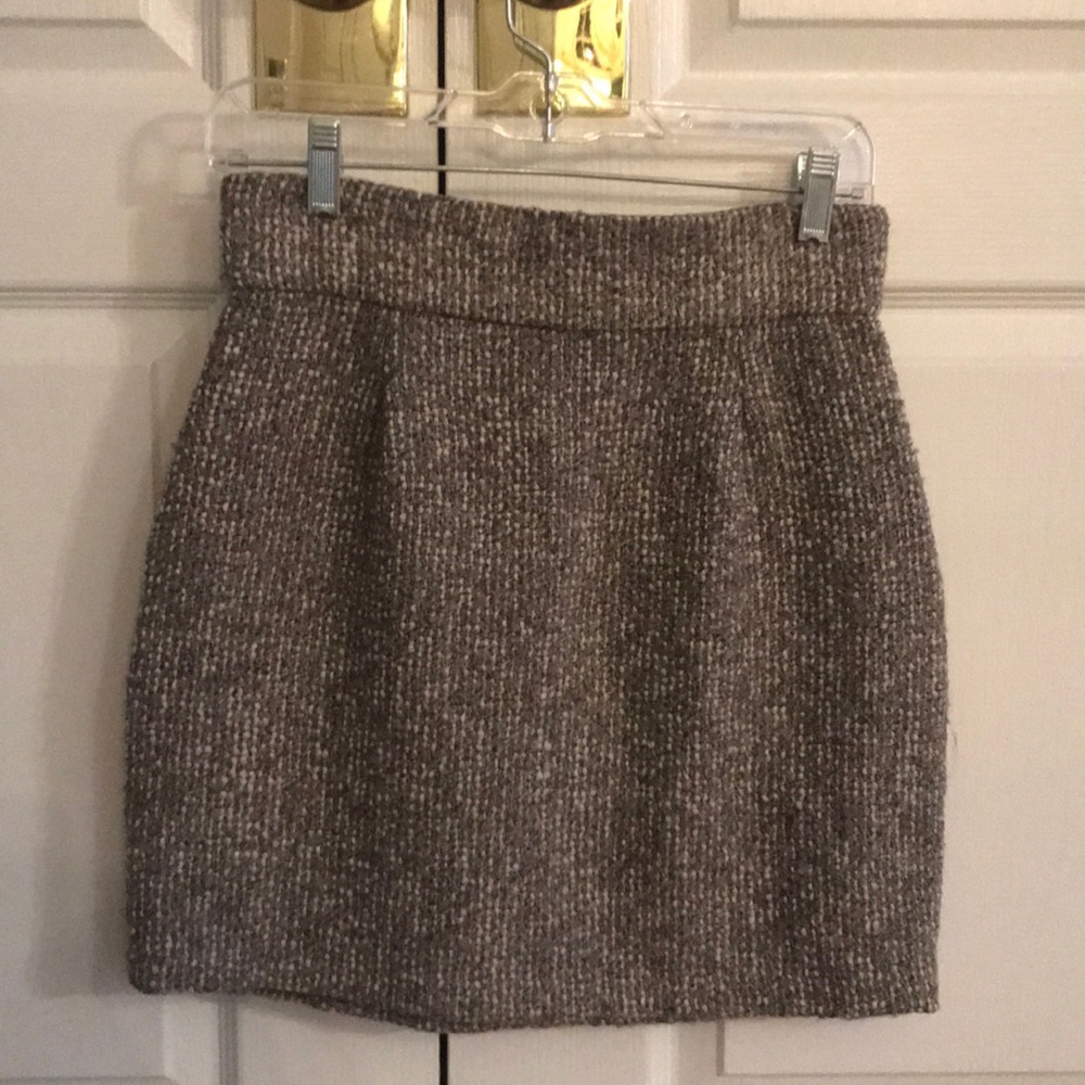Sz 8 B.B. Dakota short tweed skirt